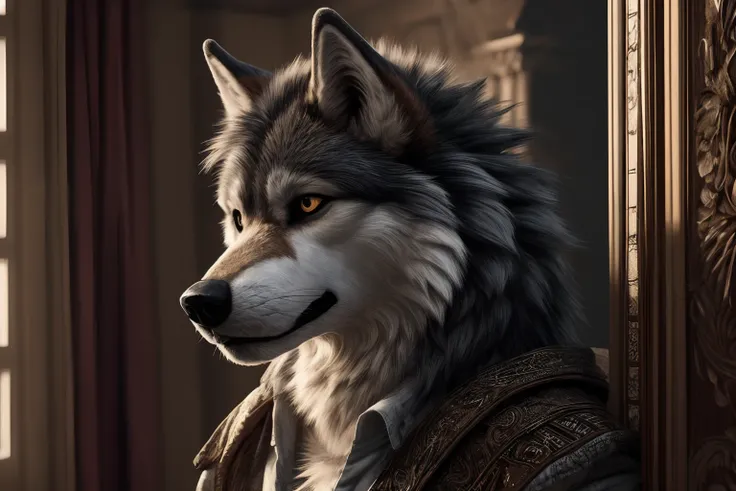 Wolf, anthro, intricate_detailed