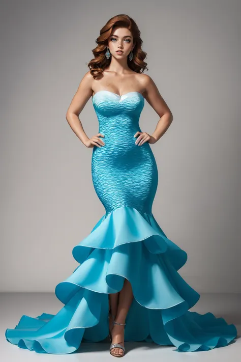 Wavy Mermaid Dress