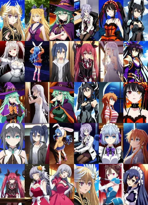 Date a Live - Characterpack - SDXL