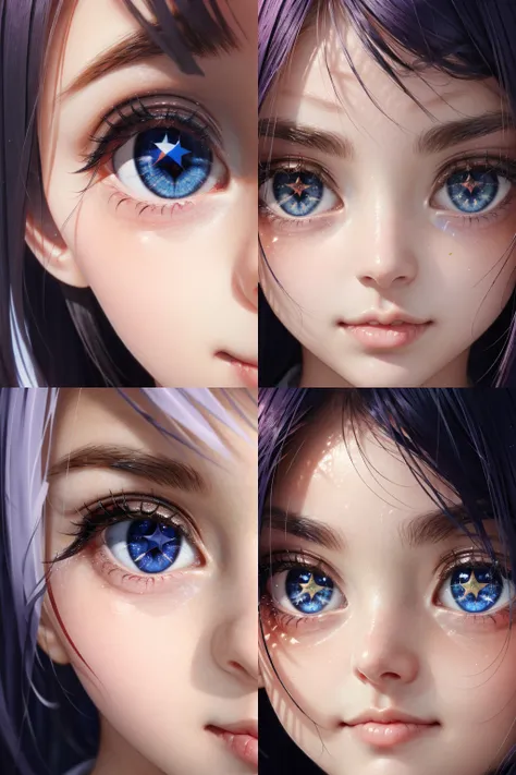 photorealistic,photo,1girl,face,eyes,close-up,star-shaped_pupils,<lora:star-shaped_pupils:0.8>