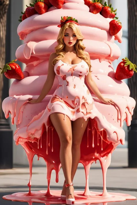 Strawberry Ice Cream - Sweet Fashion Splendor