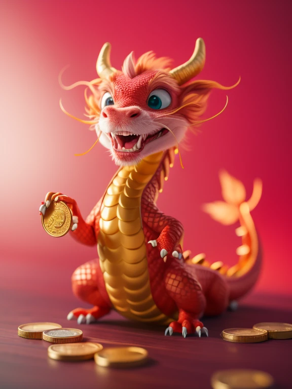 【Lunar New Year】Chinese dragon IP 3D cute IP design