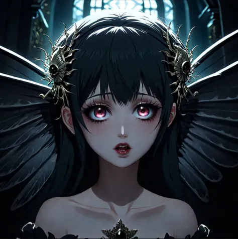 Haunted fairy, eerie, chilling, grotesque, horrorcore, dark fairycore aesthetic, intricate background, hyperdetailed, photorealistic, dynamic lighting, inspired by pinterest art