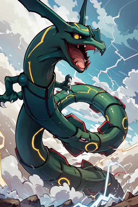 Rayquaza: Sky High Pokémon (Pokemon) (Pokedex #0384)