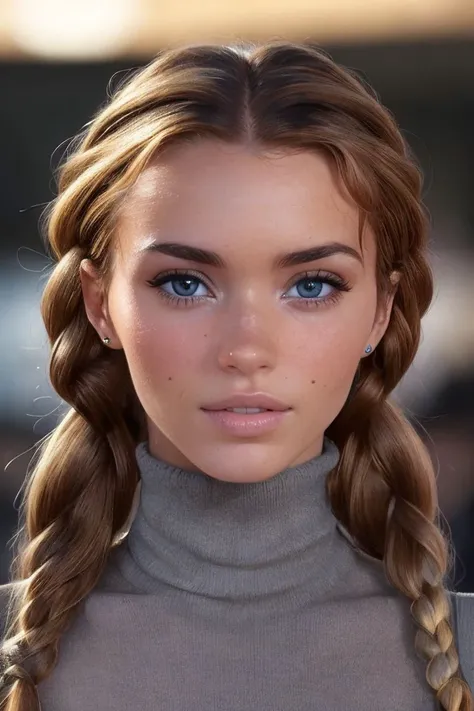 headshot of S316_ZoeyLuna,a gorgeous woman,in (Sahara),wearing a (turtleneck:1.1),(braids),(4k, RAW photo, best quality, depth of field, ultra high res:1.1),(absurdres, intricate, photorealistic, masterpiece, ultra-detailed:1.1),