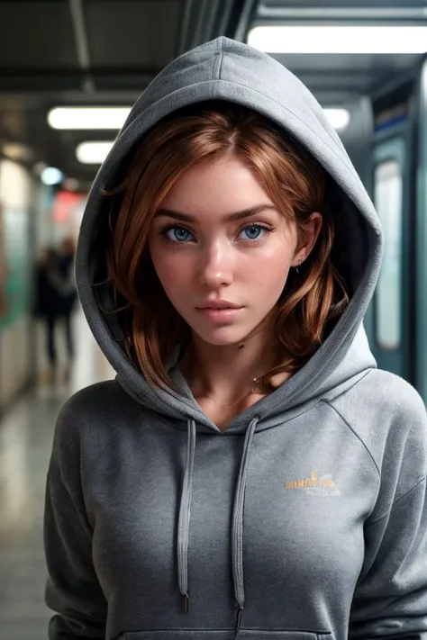 headshot of S316_ZoeyLuna,a stylish woman,in a (subway),wearing a (hoodie:1.1),(4k, RAW photo, best quality, depth of field, ultra high res:1.1),(absurdres, intricate, photorealistic, masterpiece, ultra-detailed:1.1),