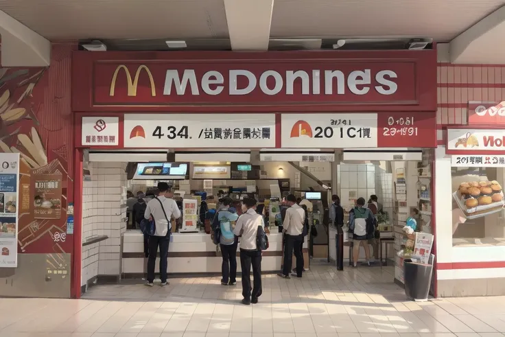 かつて阪急三宮西口にあったハンバーガー店の思い出 McDonald sannomiya-nishiguchi SD15