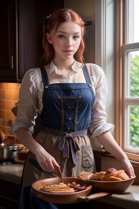 Merger_delit_lass,
baking in a bright kitchen wearing an apron, pinny, baking, cooking, chef, apron,
bokeh, f1.4, 40mm, photorealistic, raw, 8k, textured skin, skin pores, intricate details  <lora:epi_noiseoffset2:1>, epiCRealism <lora:detail_slider_v4:0.8...