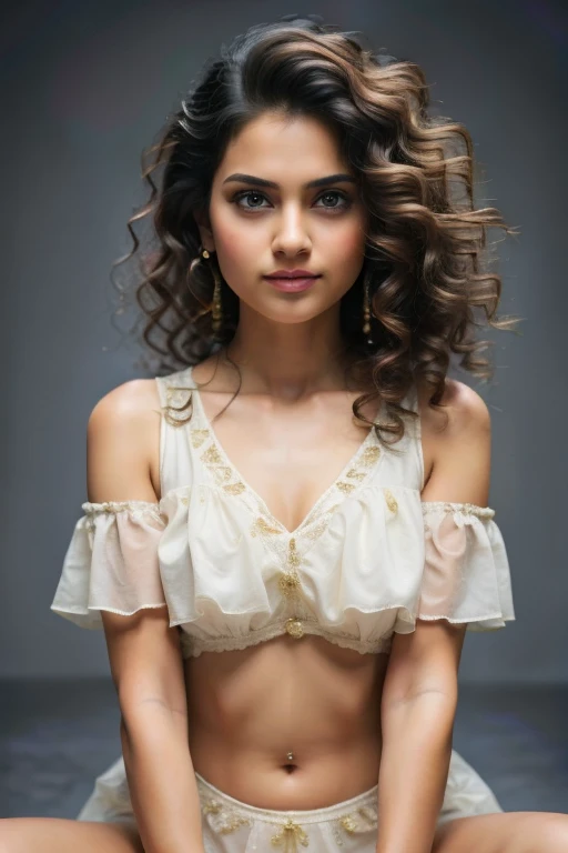 Curly Beautiful Indian