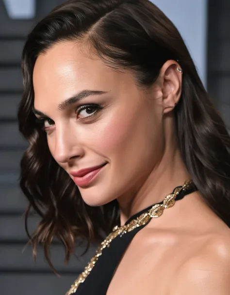 analog photo, gal gadot, close-up, sharp, natural lighting