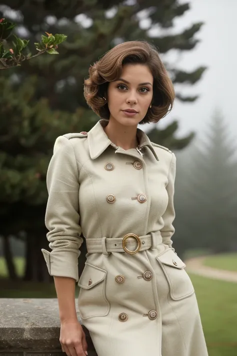 TerH4t_V2_007_TTX021,
a beautiful woman in a vintage beige-colored trenchcoat posing for a masterpiece photo, standing on a stone wall, stormy weather, magic realism,
(professional photo shooting), (high buget photo), (extremely detailed skin), (flawless s...