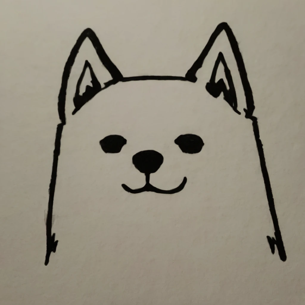 A drawing of
husky dog,
, doodle, DoodleRedm
,  <lora:DoodlePashOriginalDEBWithTEWithRP:1>