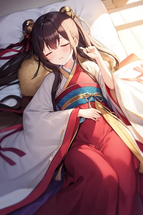 hanfu, sleeping