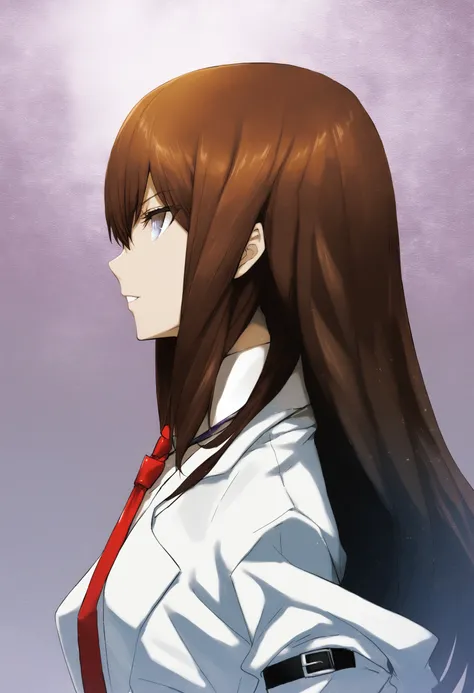 1girl, makise kurisu, steins;gate,<lora:kurisuXLv1:0.8>,
short shorts, shirt, pantyhose,necktie,labcoat,laboratory,
from side, portrait, looking away, grin,  closed mouth,
medium quality,