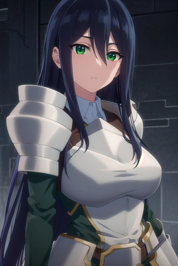 theodoradephilo, <lora:theodora dephilo s1-lora-nochekaiser:1>,
theodora dephilo, long hair, black hair, hair between eyes, very long hair, (green eyes:1.3),
BREAK gloves, black gloves, belt, fingerless gloves, armor, shoulder armor, breastplate,
BREAK out...