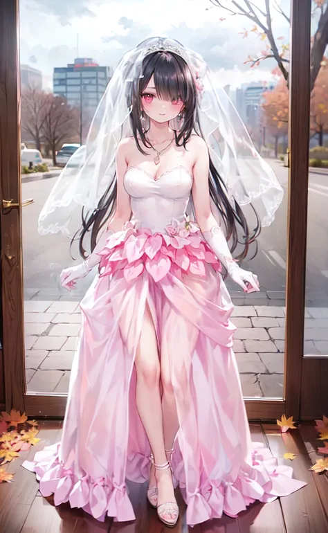 【Cosplay】Tokisaki Kurumi Pink Wedding Dress | Date A Live