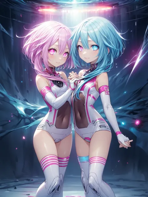 HyperDimension Neptunia Rom & Ram (White Sister HDD)