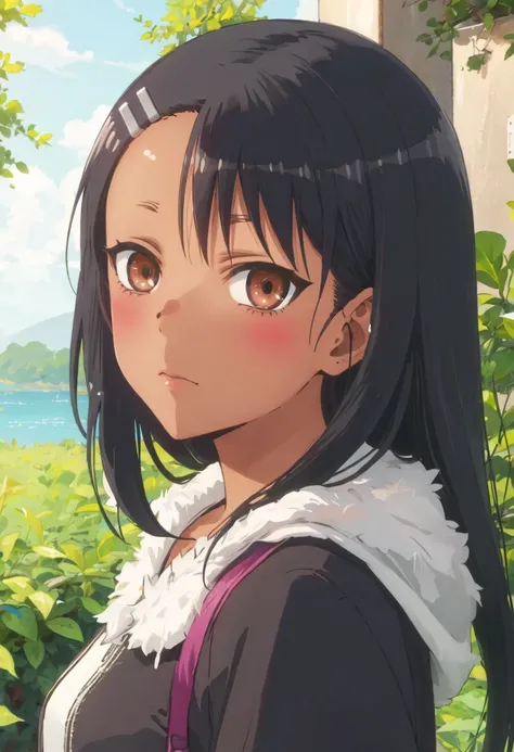 {safe:1.10}, best quality, masterpiece, highres, solo, {nagatoro_hayase_donttoywithmemissnagatoro:0.90}, portrait, looking_at_viewer