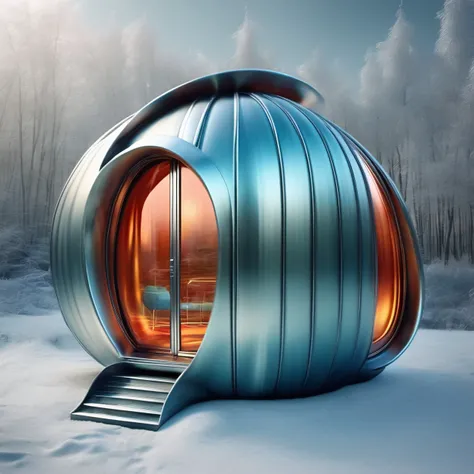 magnificent futuristic summerhouse cs-m3tal-ok_v03-1600, very detailed, intricate, winter color palette