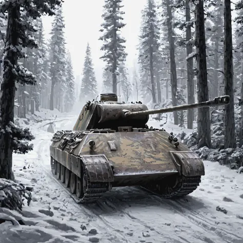 Panther Tank (SDXL)