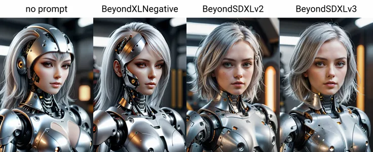 8K, realistic image, sexy robot, components with armor mixed, silver hair