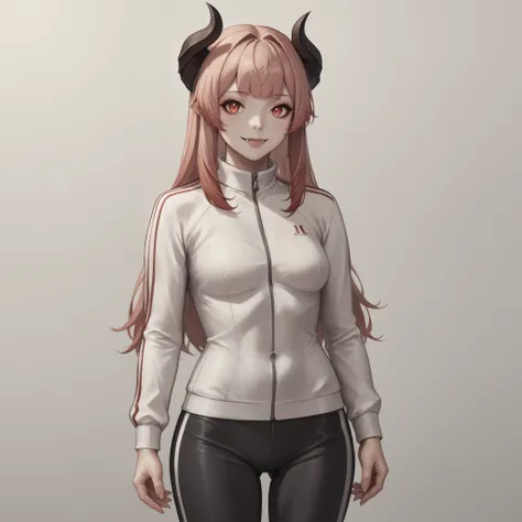 score_9, score_8_up, score_7_up, source_anime, cowboy shot, concept art, realistic,  BREAK
ciara faux, vampire, fangs, horns, track suit, black pants, light smile, closed mouth,
simple background <lora:ciara-ponyxl-4-000006:0.8>  <lora:Concept Art Twilight...