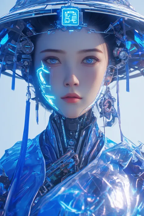 Cyberpunk beauty, 1girl