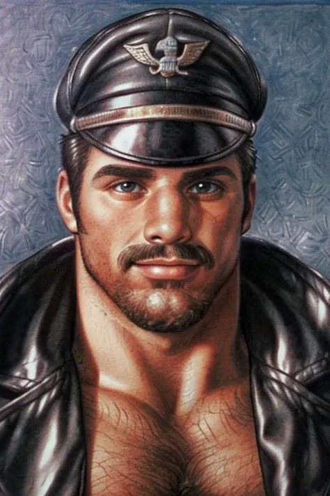 Tom of Finland Pencil Drawing Style