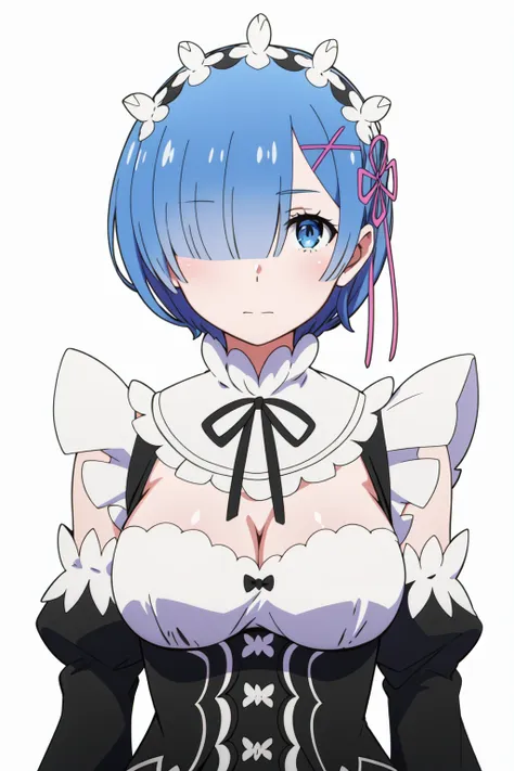 <lora:anime_screencap_v2:0.3>
portrait, solo focus, solo, close-up, (white background, plain background, simple background:1.3), looking at viewer
 <lora:re0_rem-03:0.8> Eft_ReZero_Rem, 1girl, rem (re:zero), blue hair, solo, blue eyes, roswaal mansion maid...