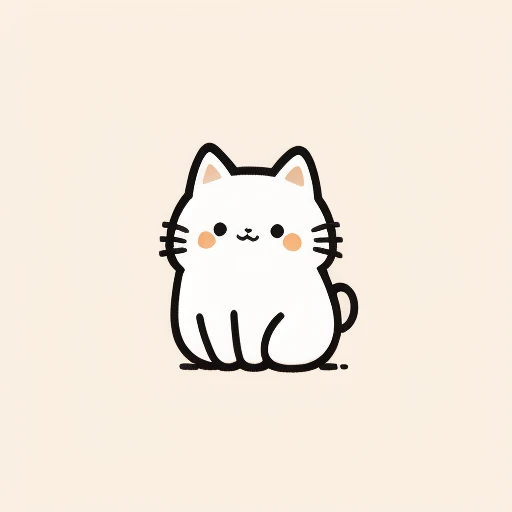 Cute Line cat