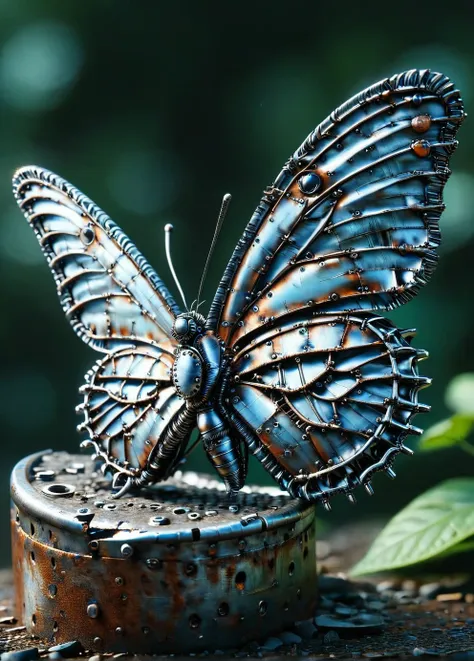 a ais-wldd butterfly resting on a rusty cog <lora:ais-wldd-sdxl:1>