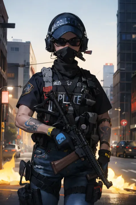 British counter-terrorism police