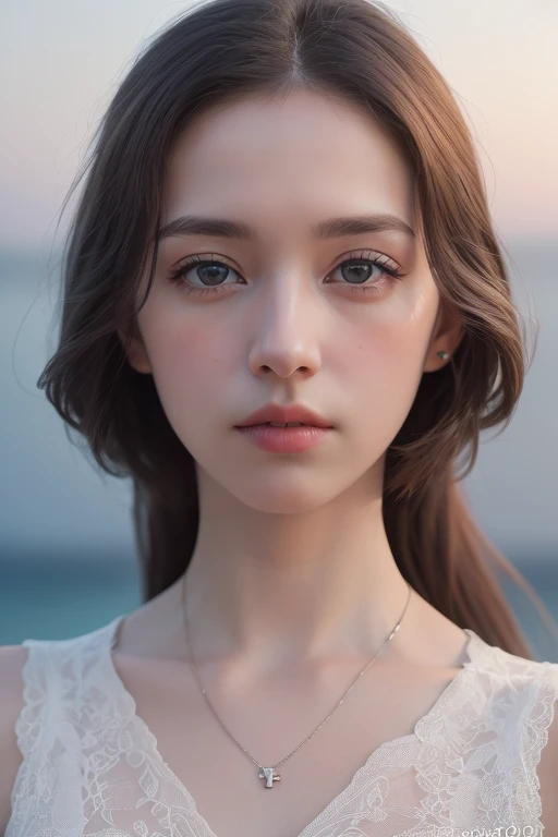 ultimate quality, masterpiece, ultra high res, (photorealistic, hyperrealistic:1.9), 1girl, detailed face, detailed eyes, white dress, dramatic lighting, sunset, sea, (detailed Shot on Hasseblad X1D-50c with Lens Hasselblad XCD-45P:1.6), (portrait:1.9)