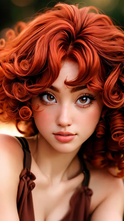 <lora:sexy-irish:1> curly red hair, brown eyes, high quality photography, hdr, smooth, sharp focus, high resolution, bokeh, deep...