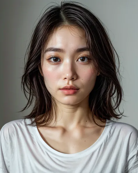 <lora:asiangirl:0.8>, (masterpiece, realistic, RAW, 8k),  <lora:add_detail:0.9>,  1girl, (upper body), t-shirt,