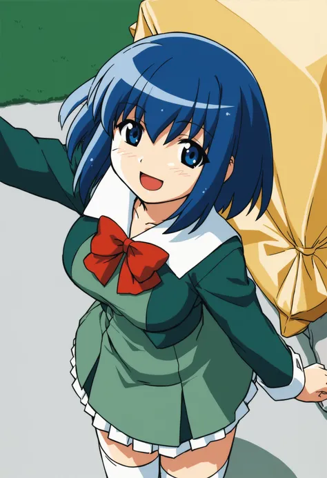 1girl, kokubunji koyori , nurse witch komugi-chan,<lora:koyoriXLv1:0.8>,
solo, short hair, blue hair, blue eyes,school uniform, white legwear, red bow, long sleeves, zettai ryouiki, green dress, green jacket,
from above, cowboy shot, looking to the side, s...