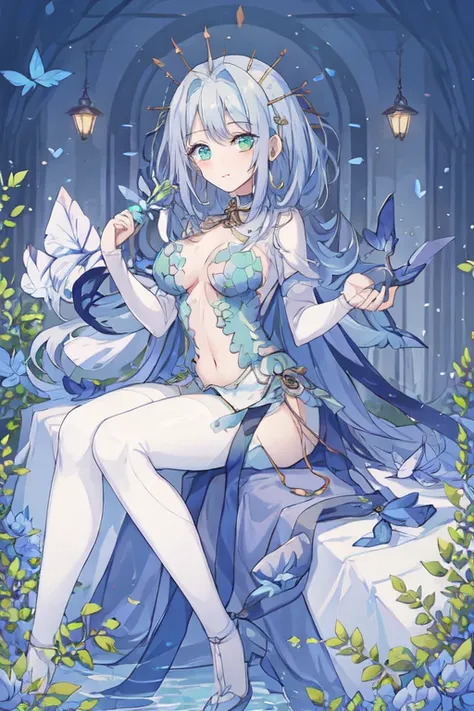 1 girl,  green eyes, dress, Scales Outfit,  <lora:Amalee_v3.1-000003:0.6>