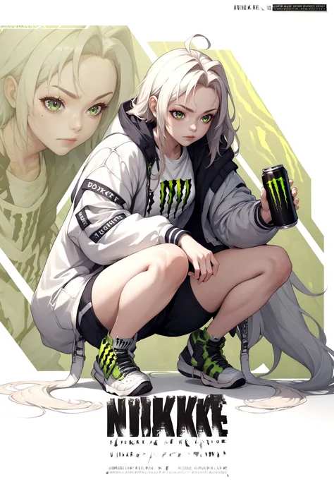 score_9, score_8_up, score_7_up, source_anime, 1girl, IncrsNikkeProfile, full body, one knee, <lora:NIKKEProfile_PDXL:1>, monster energy,