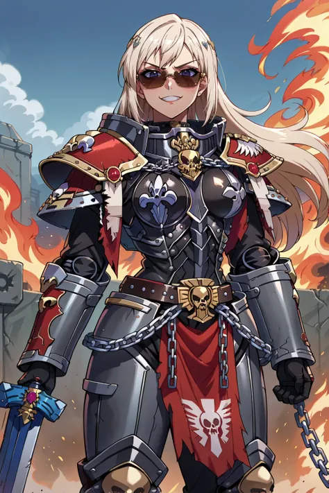 Warhammer 40K Adepta Sororitas Sister of Battle armor (Pony XL) - by EDG