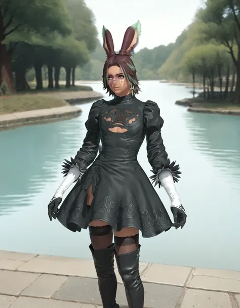 Khit'li L'ocar (FFXIV Male Viera) (Now with more Crossdressing!)