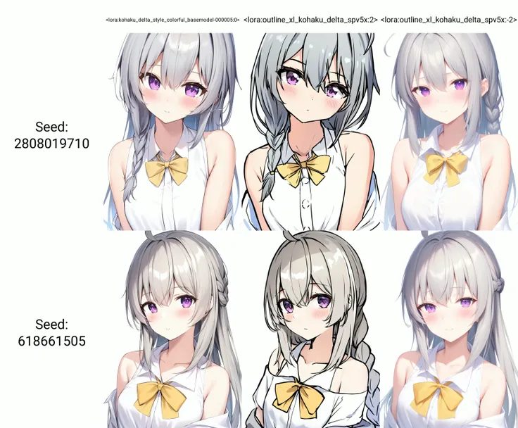 XL Outline / 轮廓线 pony/sdxl/kohaku