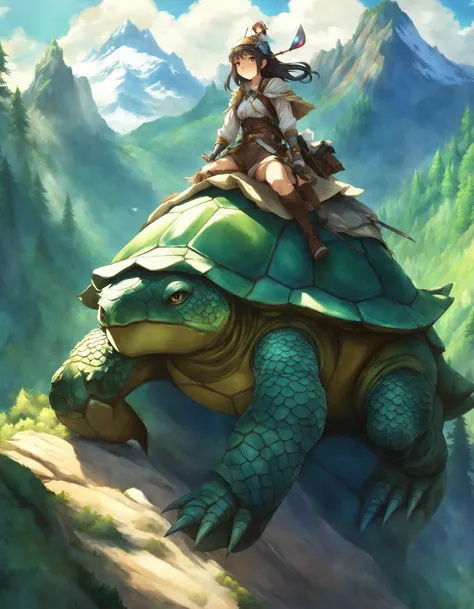 riding on a