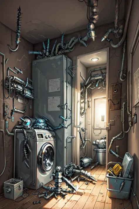 washing machine <lora:ScrewAndBoltsWorld:1>(ScrewAndBoltsWorld:1.3)