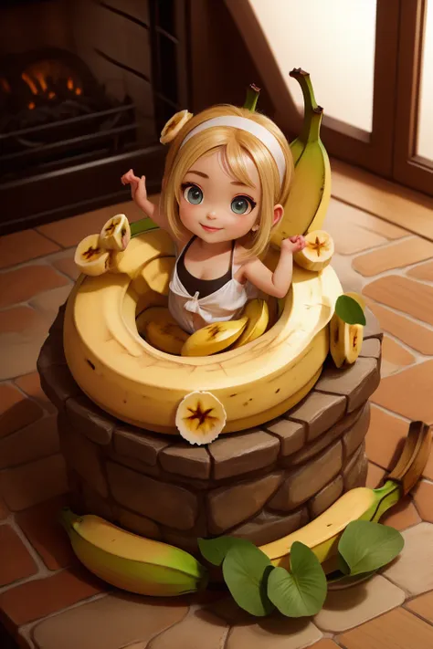 <lora:BananaWorld:0.85> BananaWorld 1woman chibi  (hearth :1.3)