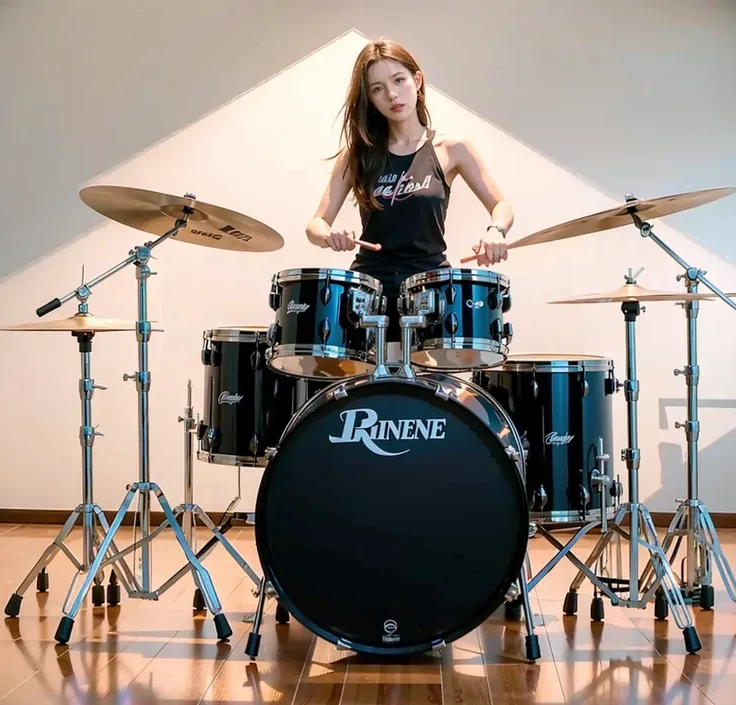 1girl, drum, playing drum,  

masterpiece, best quality, 8k