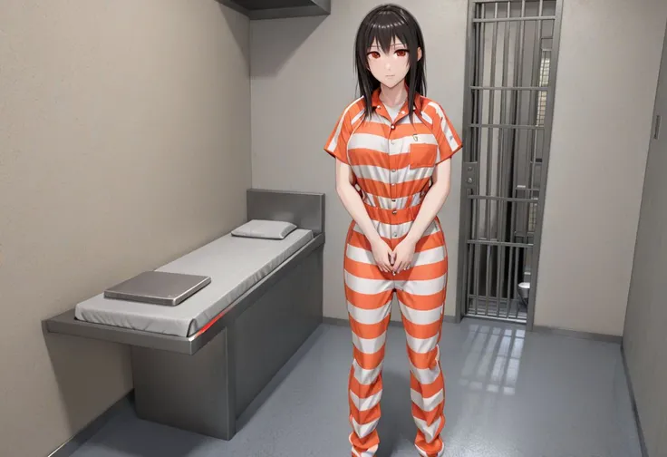 V2 Prison Cell/Cellblock Background and Poses Collection