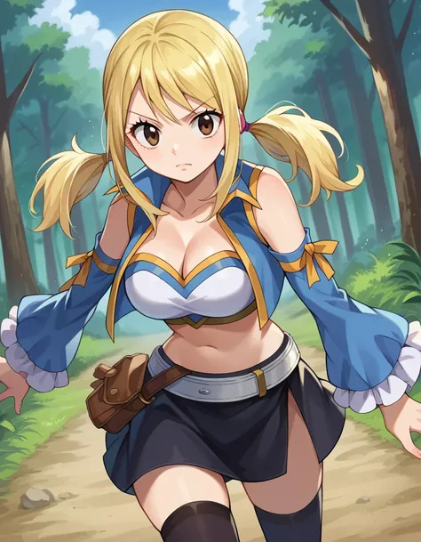 score_9, score_8_up, score_7_up, source_anime,
lucyheartfilia, <lora:lucy-heartfilia-ponyxl-lora-nochekaiser:1>,
lucy heartfilia, blonde hair, brown eyes, twintails, low twintails, long hair, sidelocks,
navel, cleavage, detached sleeves, midriff, crop top,...