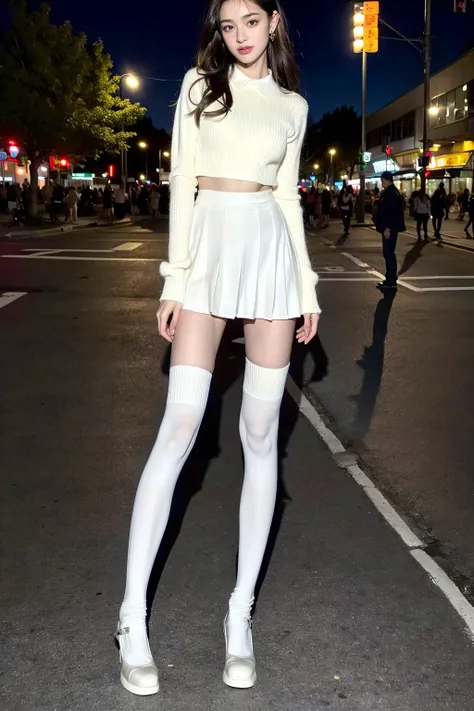 白丝绝对领域 White Overknee Socks