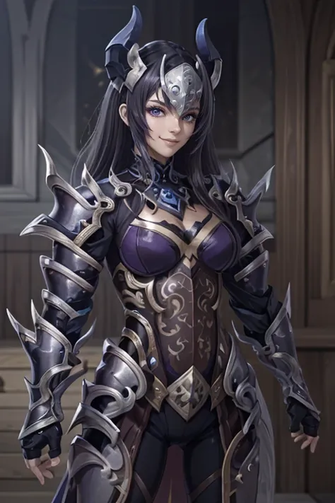 hxarmour,<lora:HXarmour_018:0.8>,1girl,smile,crown.,(dark purple armour:1.3),(Playing with Hair:1.2),
ultra-detailed,extremely delicate and beautiful,(by exquisite colors block),masterpiece,best quality,unreal engine 5 rendering,movie light,movie lens,movi...