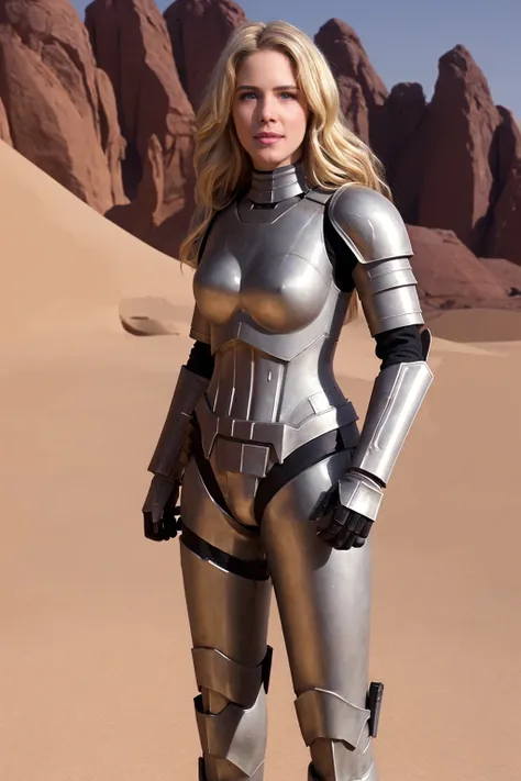 <lora:em1lyb3tt:1> em1lyb3tt 1girl, upper body, desert, portrait, star wars, full body armor, blonde hair